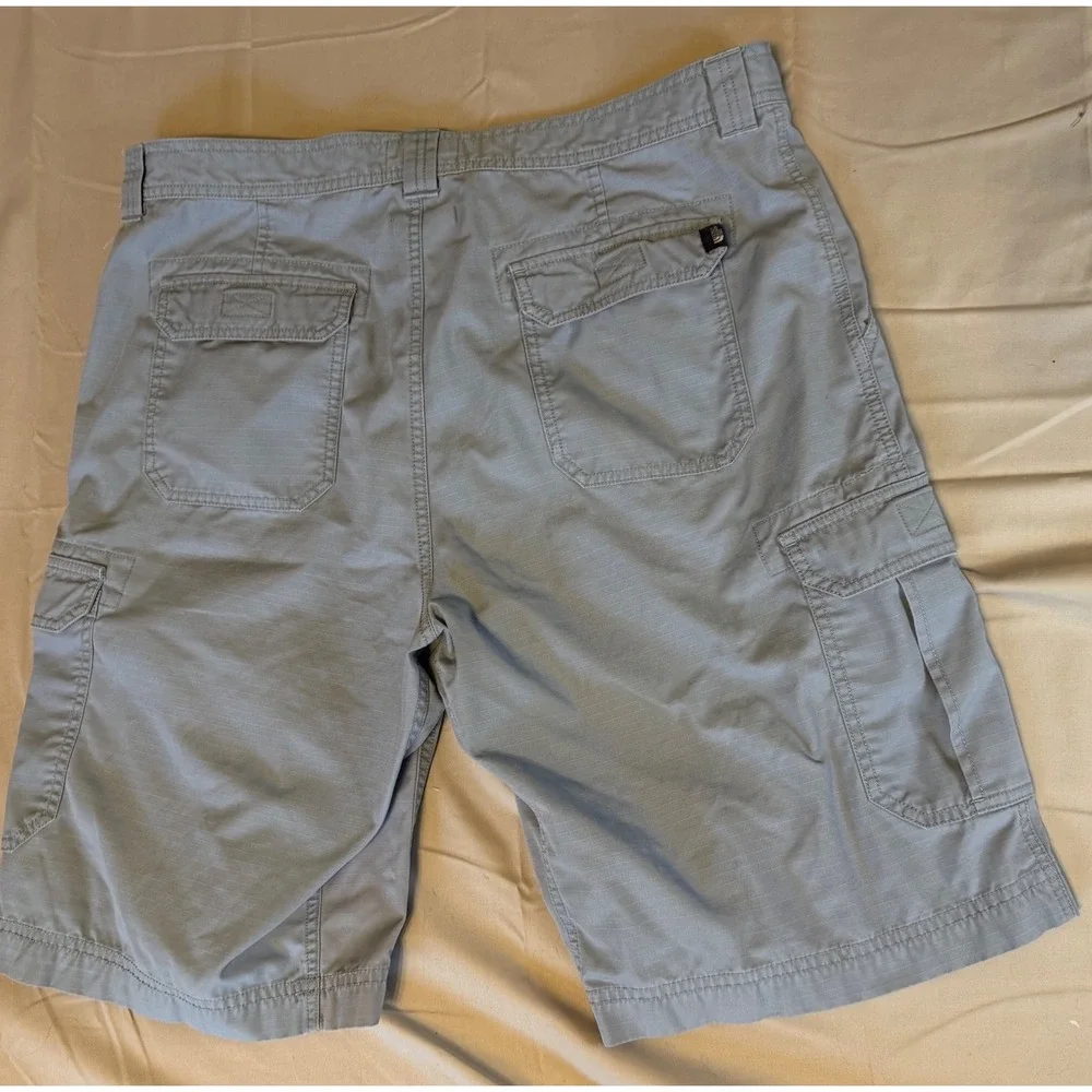 The North Face Cargo Shorts Mens 40 Blue‎ Ripstop Hiking Utility